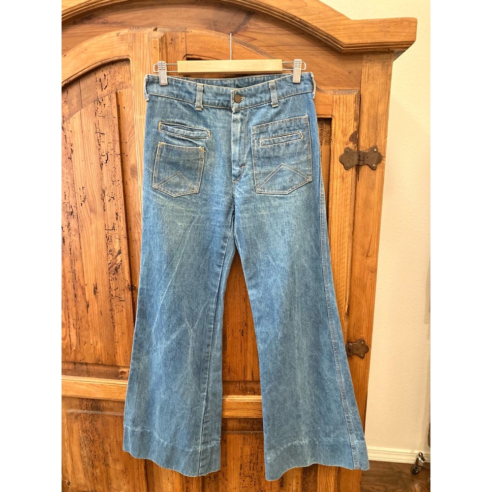 Vintage 70’s High Rise Bell Bottom Jeans